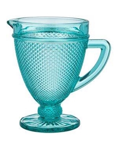 Кувшин Гранат, 1.3 л, бирюза, стекло Hongkong m