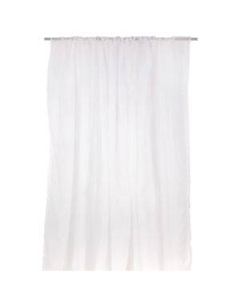 Гардина Вуаль шелк, размер: 300х260см, белый, с утяжелителем, тюль Ле-гранд