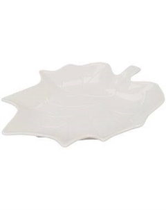 Блюдо сервировочное Маршмеллоу Кленовый лист, 36х30 см, фарфор Chaozhou 2