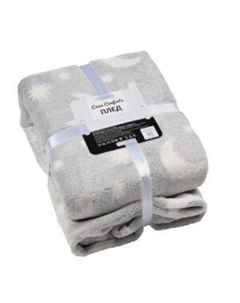 Плед Stella Cosmos, 200х220 см, микрофибра, серый светящийся Тайпит тд