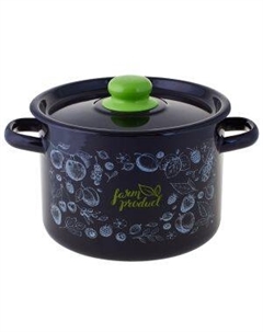 Кастрюля Appetite Berry, 4.5 л, эмаль Стальэмал1
