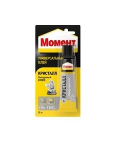 Клей универсальный Кристалл, 30 мл, прозрачный Момент