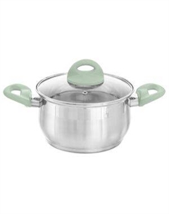 Кастрюля Natura с крышкой, 2,6л, нержавеющая сталь Attribute