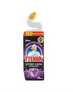Средство чистящее Туалетный утенок Антиналет для туалета, 900 мл Sc johnson