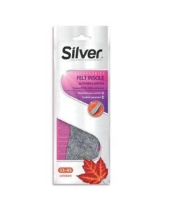 Стельки для обуви Silver с войлоком, осень-зима Cigir kimy