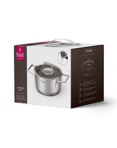 Кастрюля Каскад TR-11033, 3,0л, индукция, нерж.сталь Taller