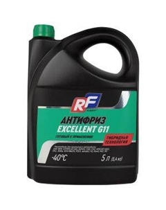Антифриз Ruseff G11, 5 л, зеленый Аллея груп