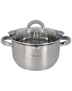 Кастрюля Leona, 4.5 л, нерж. сталь Fanhoff