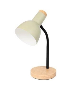 Лампа настольная Camelion KD-436 C16, Е27, 40 Вт, металл, дерево, светло-зеленый Litarc li1