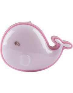 Ночник Energy Кит розовый, 0.6 Вт Union sou2