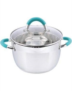 Кастрюля с крышкой Bravo, 2.1 л, нерж. сталь Shenzhen 6