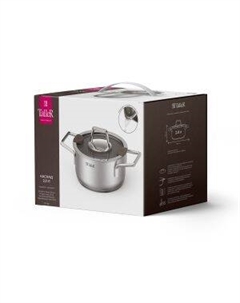 Кастрюля Каскад TR-11032, 2,0л, индукция, нерж.сталь Taller