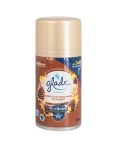 Освежитель воздуха Glade Нежность кашемира и сандал, 269 мл, сменный блок Sc johnson