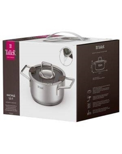 Кастрюля Каскад TR-11031, 1.5 л, индукция, нерж. сталь Taller