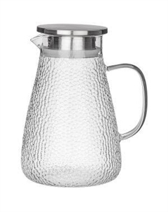 Кувшин AGNESS 1,4 л, боросиликатное стекло/нерж. сталь Xianggang