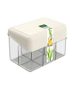 Органайзер для чайных пакетиков, 22.5х15.5х8.5 см, пластик Полимербыт