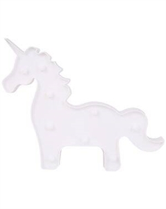 Светильник Единорог, 30х24х3 см, пластик, 2хАА Нет марки