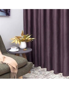 Портьера LEGRAND Тотал, размер: 180х260см, пурпур, 1шт., 100% п/э, на шторной ленте Ле-гранд