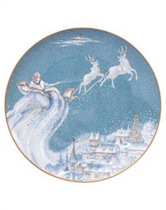 Тарелка десертная Lefard Снежная королева, 20.5 см, фарфор Chaozhou15