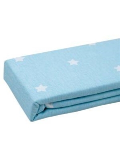 Простыня Домовой на резинке, 200х200 см, поплин, звезды Нтк ооо