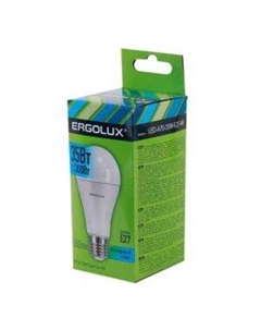 Лампа светодиодная ERGOLUX, E27, 35 Вт, 4500К, 180-240 В, груша Litarc li1