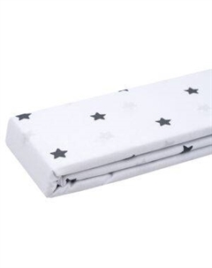 Простыня Домовой на резинке, 200х200 см, поплин, звезды Нтк ооо
