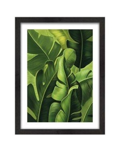 Картина в раме PosterMarket Листья, 30х40 см Тд постерм