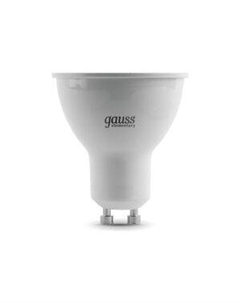 Лампа светодиодная Gauss Elementary, 5.5 Вт, GU10, 4100К, MR16 Leedarson1