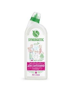 Средство чистящее для ванной, био, без хлора, 1000 мл Synergetic