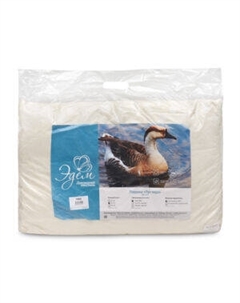 Подушка EDK-Эконом, 50х70 см, перо, чехол тик полиэстер Эдом