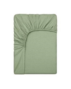 Простыня на резинке Bravo, 140х200 см, поплин, хлопок 110 гр/м2, оливка Ардасов а.