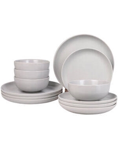 Набор столовый Grey stone, 12 предметов, керамика Chn