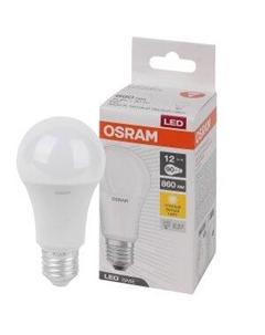 Лампа светодиодная OSRAM Base, 12Вт, E27, 3000К Ledvance