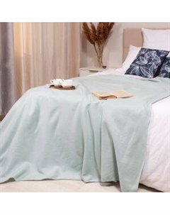 Плед Casa Conforte London Basic, 150х200 см, флис, голубой Тайпит тд