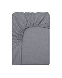 Простыня на резинке Bravo, 140х200 см, поплин, хлопок 110 гр/м2, пепел Ардасов а.