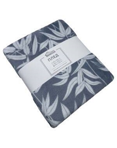 Плед Indian, 200х220 см, микрофибра, темно-серый Тд тайпит