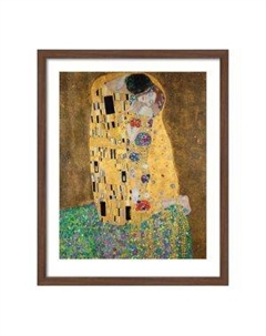 Картина в раме PosterMarket, 40х50 см, Густав Климт. Поцелуй Тд постерм