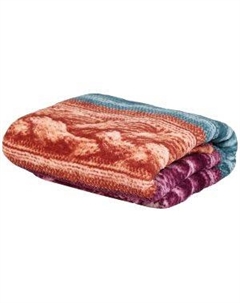 Плед Коса, 150х200 см, велсофт, полиэстер Kyuar номе