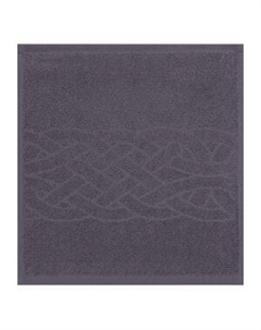 Полотенце махровое Tales, 30х30 см, темно-серый, хлопок Донецкая м