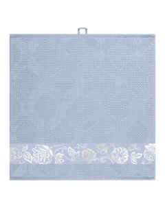 Набор полотенец кухонных Dusty Blue на хангере, 2 шт, 50х50 см, гладкокрашенный, в ассортименте Cleanelly1