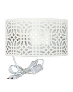 Светильник настенный Амина, Е27, 40 Вт, белый Элетех