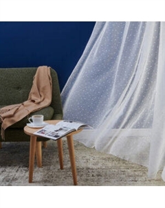 Гардина Legrand Спот, 300х260 см, белый, п/э, на шторной ленте, с утяжелителем Ле-гранд