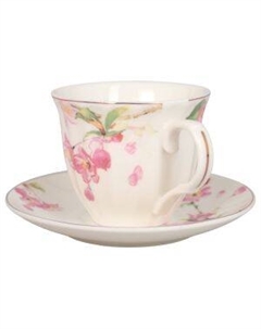 Набор чайный Орхидеи, 6 персон, 12 предметов, фарфор Lavenir