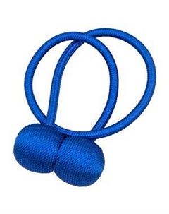 Магнитный подхват для штор, 46х3 см, синий Zhejiang p