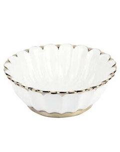 Салатник Маршмеллоу Золото, 25.5 см, фарфор Chaozhou 2