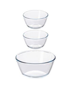 Набор салатников ELAN GALLERY Crystal glass 2 шт-500мл, 1шт.- 1,6 л., стекло жаропрочное Креэйтив х