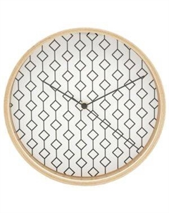 Часы настенные, 26x4,9x26 см, дерево Zhejiang p