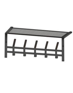 Вешалка с полкой Торонто 21, графит Зми ооо