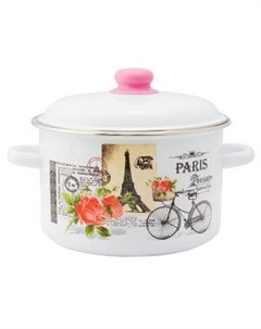 Кастрюля Appetite Париж, 3 л, эмаль Стальэмал1