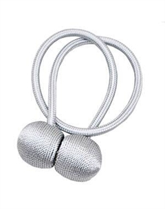 Магнитный подхват для штор, 46х3 см, серебристый Zhejiang p